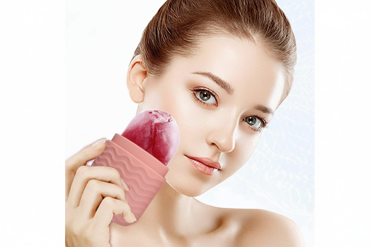 Roddillo de hielo Facial - Masajeador Reutilizable para El Cuidado de la Piel