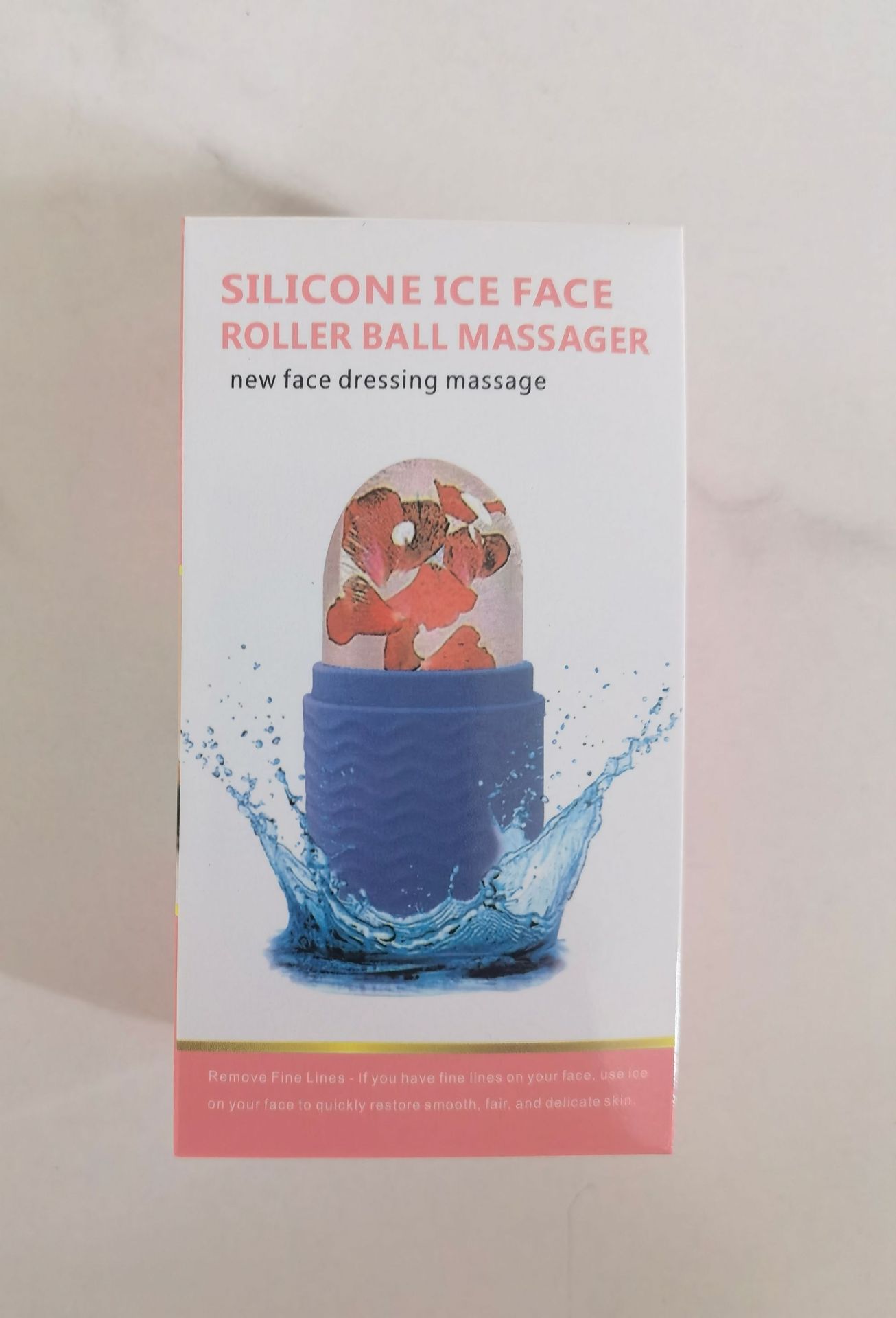 Roddillo de hielo Facial - Masajeador Reutilizable para El Cuidado de la Piel